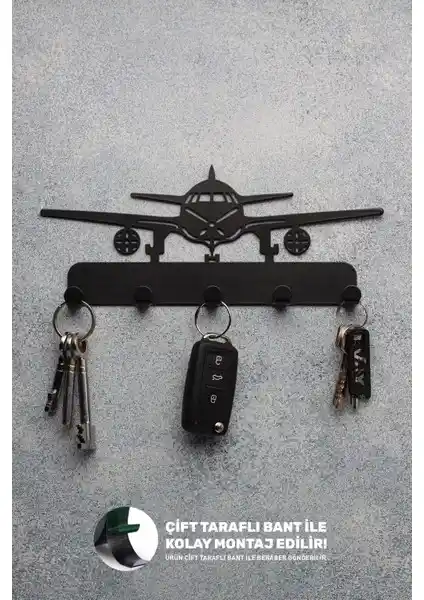 Evay Metal Dekoratif Anahtarlık Askısı: Dayanıklı ve Estetik Tasarım Özellikleri