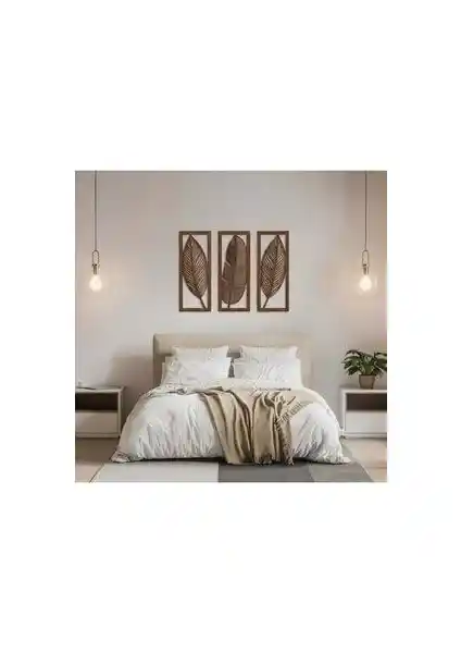 Evde Uygun Fiyatlı Yaprak Desenli Duvar Dekoru ile Modern ve Doğal Bir Atmosfer Yaratın