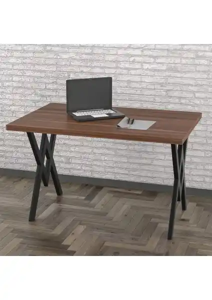 Evdemo Koza Çalışma Masası Ceviz: Modern ve Sağlam Tasarımın Şık Bir Buluşması