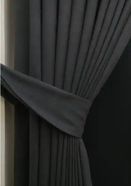 Evdepo Home Taç Antarsit Petek Kadife Dokulu Fon Perde: Şık ve Fonksiyonel Tasarım