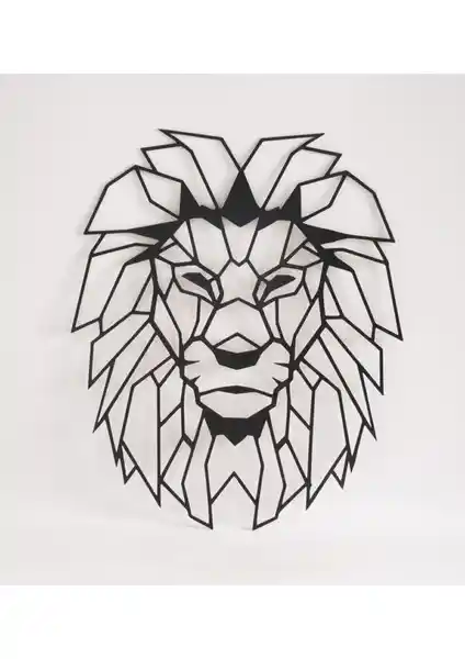 Evdeucuz Aslan Başı Ahşap Duvar Dekoru - Modern ve Dayanıklı Sıcaklık Katıcı Tasarım