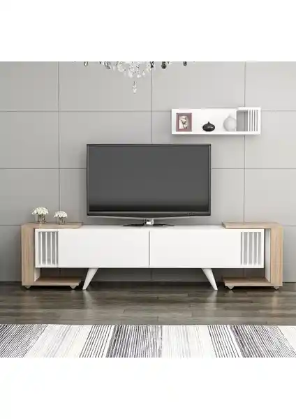 Evim Leron Zigonlu TV Ünitesi: Modern Tasarım ve Fonksiyonelliğin Buluşması