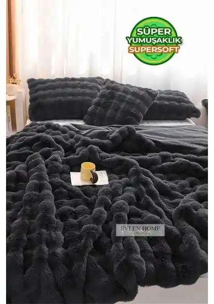 Evlen Home Collection Kürk Yorgan: Çok Yönlü Kullanım ve Şık Tasarım ile Konfor Sağlar