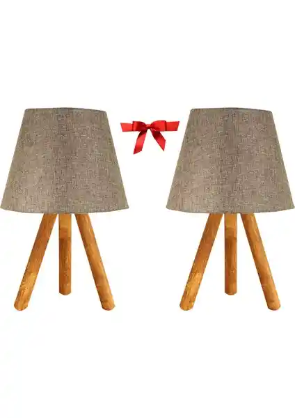 Evlight İkili Abajur Seti Dekoratif ve Fonksiyonel Aydınlatma Çözümü