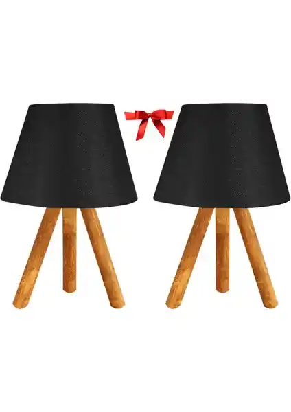 Evlight İkili Abajur Seti Modern ve Şık Tasarımıyla Dekorasyonunuza Zarif Dokunuşlar