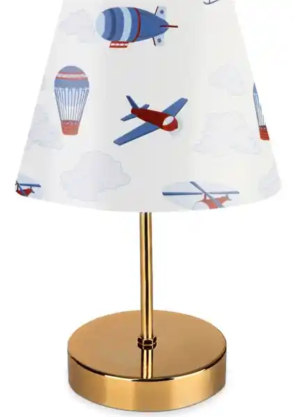 Evlight Nura Gold Abajur: Modern ve Şık Tasarımıyla Ev Dekorasyonunu Zenginleştirir