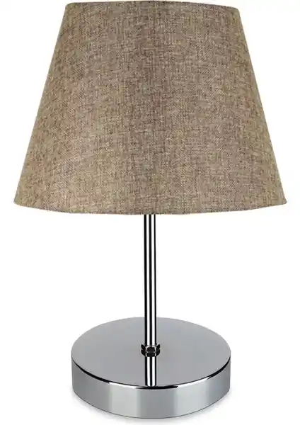 Evlight Nura Krom Abajur: Estetik ve Fonksiyonelliği Bir Arada Sunan Modern Dekoratif Aydınlatma