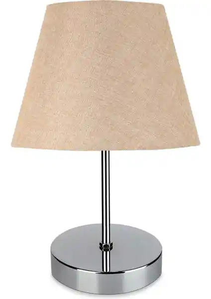 Evlight Nura Krom Abajur: Modern ve Şık Dekoratif Aydınlatma Çözümü