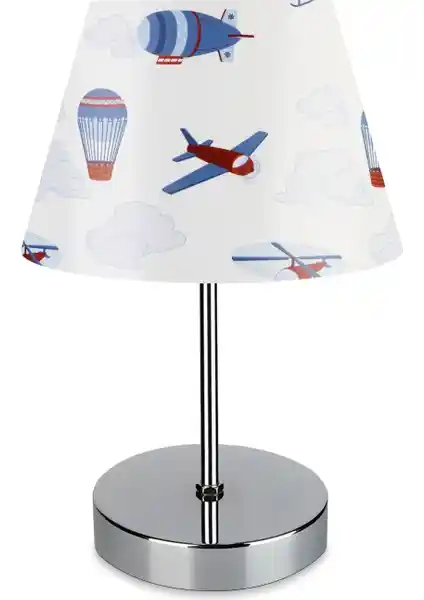 Evlight Nura Krom Abajur: Modern ve Şık Dekoratif Aydınlatma Seçeneği