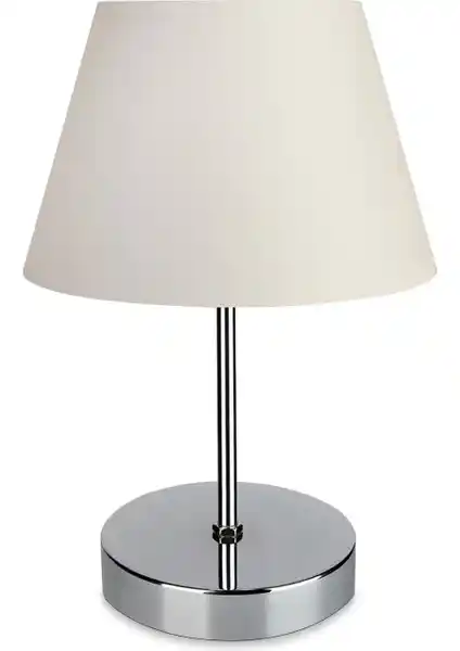 Evlight Nura Krom Abajur: Modern ve Şık İç Mekan Dekorasyonu İçin Uygun Aydınlatma Seçeneği