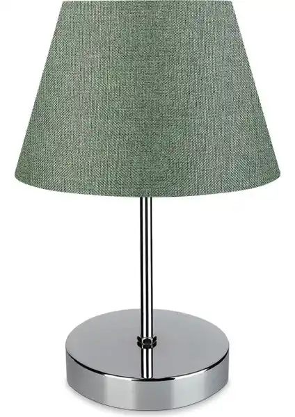 Evlight Nura Krom Abajur: Modern ve Şık Tasarımıyla Dekorasyonunuza Zarif Dokunuşlar