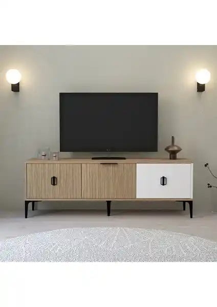 EVMO Home 3502 Neva TV Ünitesi Modern Tasarım ve Fonksiyonellik Sunar