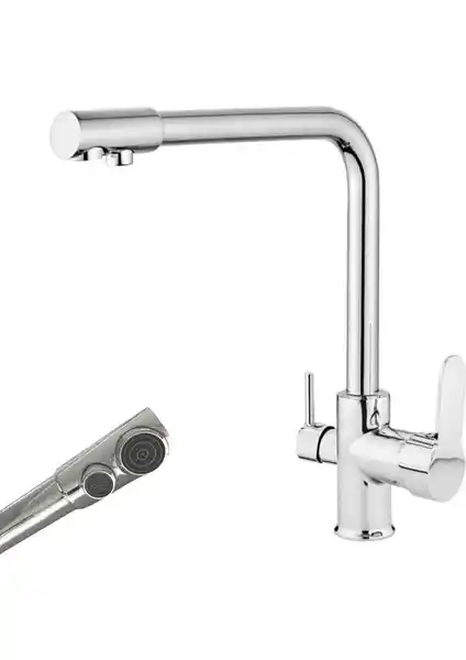 Evora 3 Yollu Su Arıtma Musluğu: Fonksiyonel ve Estetik Tasarım Özellikleri