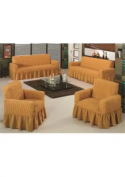 Evory Home Bürümcük Maxi Koltuk Örtüsü Takımı: Estetik ve Pratik Kullanım İçin Uygun