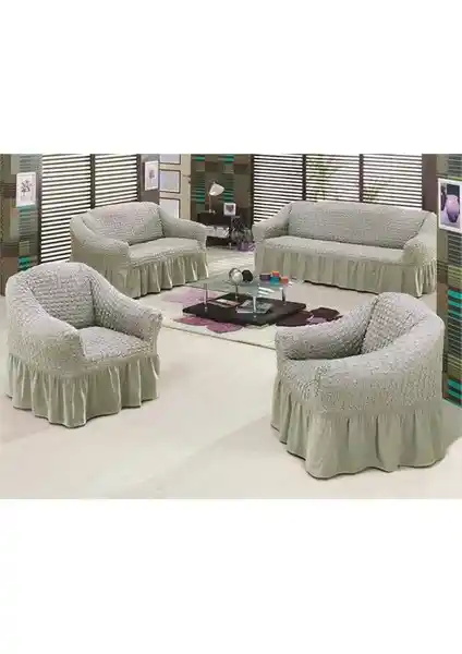 Evory Home Bürümcük Standart Koltuk Örtüsü Takımı: Şıklık ve Konforun Birleşimi