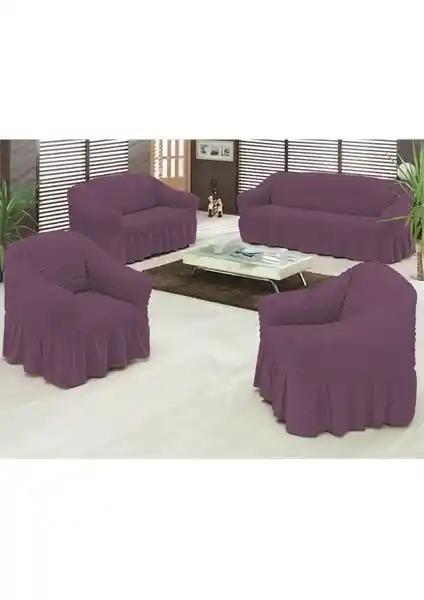 Evory Home Mor Bürümcük Standart Koltuk Örtüsü Takımı Tasarımı ve Kullanım İpuçları