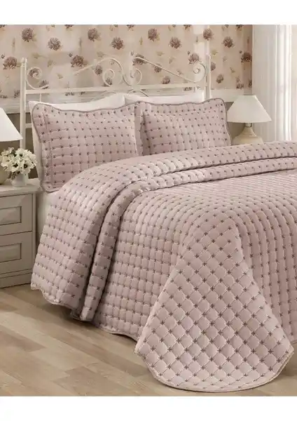 Faiend Kaliteli Kapitone Çift Kişilik Yatak Örtüsü Seti Şıklık ve Konfor Sunar