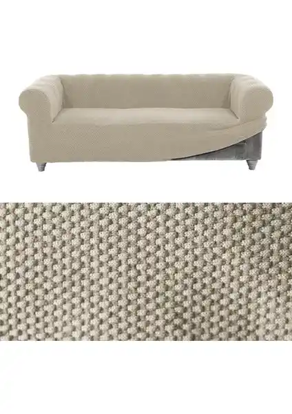 Faiend Likrali Esnek 3 Kişilik Chester Koltuk Kılıfı Modern Tasarım ve Koruma Çözümü