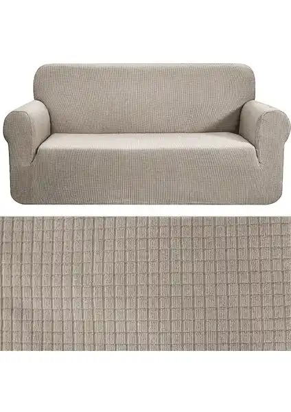 Faiend Likrali Esnek 3 Kişilik Koltuk Kılıfı Modern ve Koruyucu Tasarım