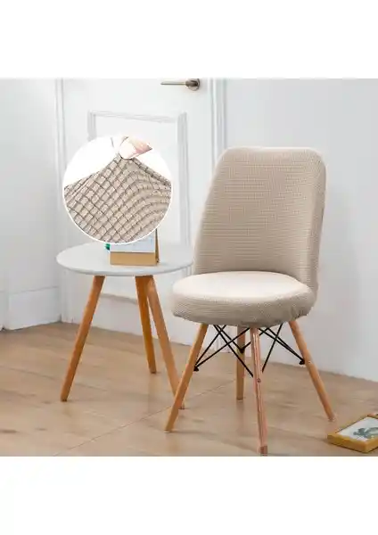 Faiend Yıkanabilir Streç Lastikli Oval Sandalye Kılıfı: Modern ve Dayanıklı Dekorasyon Çözümü