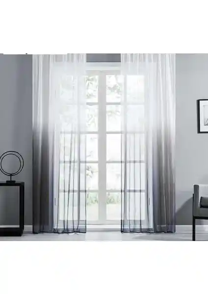 Farbateks Siyah Gri Antrasit Tül Degrade Geçişli Modern Perde Özellikleri ve Kullanım İpuçları