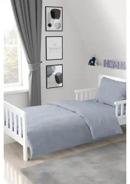 Favora Gold Ranforce Gri Tek Kişilik Nevresim Takımı Yüksek Konfor ve Şıklık Sunar