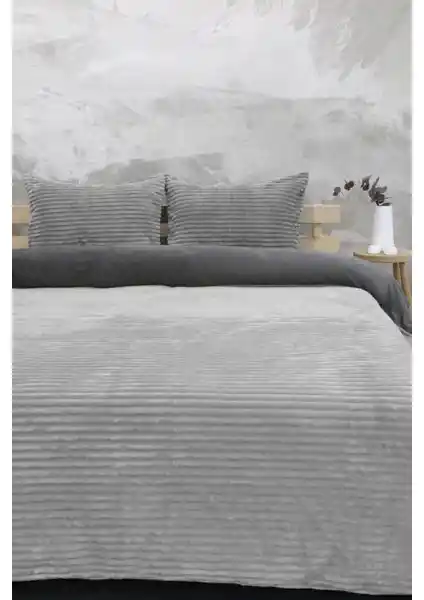 Favora Merinos Eternity Fitilli Peluş Çift Kişilik Nevresim Takımı Yatak Odası Dekorasyonu İçin