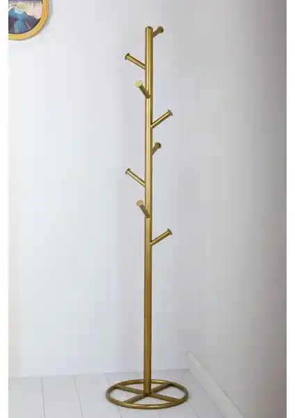 Fec Reklam Gold Metal Elbise Askısı Modern ve Şık Tasarımıyla Ev Dekorasyonuna Uyum Sağlar