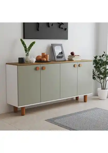 Ferniso 160 cm Bohem Konsol Modern ve Doğal Tasarımıyla Ev Dekorasyonunu Tamamlar