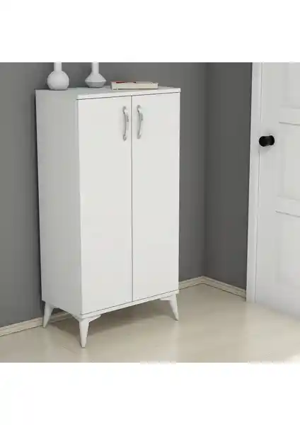 Ferniso Mobilya 2 Kapaklı 4 Bölmeli Ayakkabılık Modern ve Dayanıklı Tasarım