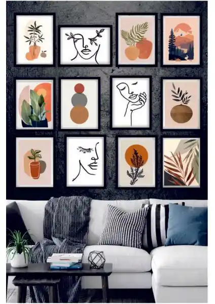Fil Tasarımı MDF Dekoratif Tablo Seti Modern İç Mekanlar İçin Şık ve Dayanıklı Dekorasyon Unsuru