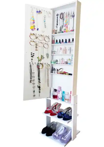 First Mobilya Yılz Raf Ayaklı-Demonte Takı ve Aksesuar Dolabı Özellikleri ve Kullanım İpuçları