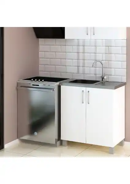 Fly Mobilya Camole 80 Cm Evyeli Alt Modül Modern Tasarım ve Sağlam Malzemelerle Üstün Fonksiyonellik