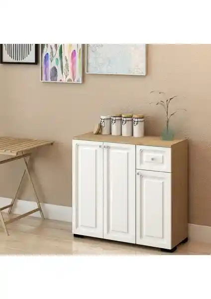 Fly Mobilya Fly Hermes Çok Amaçlı Dolap Geniş Depolama ve Şık Tasarım Özellikleriyle