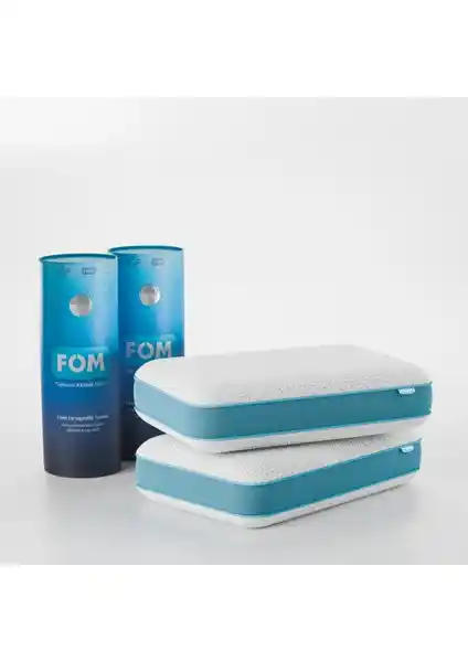 Fom 2'li Tombik Ortopedik Visco Yastık Setiyle Uyku Kalitenizi Artırın