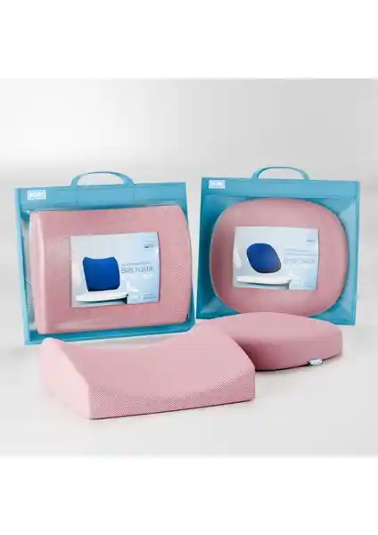 Fom Smith Visco Anatomik Oturma Simidi ve Bel Destek Yastığı Seti: Ergonomik ve Şık Tasarım