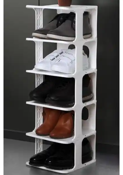 Frapan Home 5 Katlı Plastik Ayakkabılık: Modern ve Pratik Depolama Çözümü