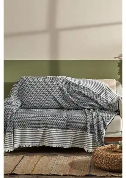 Fushia Trio Natural Keten Koltuk Örtüsü: Şık ve Fonksiyonel Tasarım Çözümü