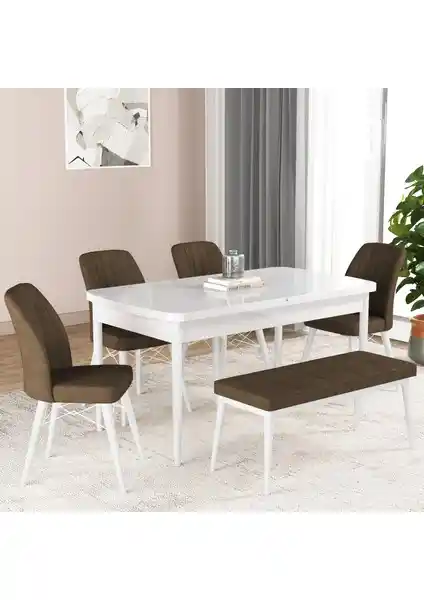 GadaHome Bia Serisi Açılabilir MDF Masa Takımı: Şık ve Fonksiyonel Tasarım Özellikleri