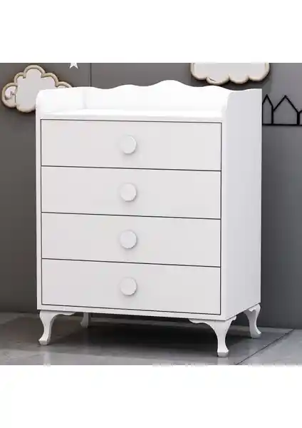 Garaj Home 4 Çekmeceli Şifonyer: Modern ve Şık Depolama Çözümü