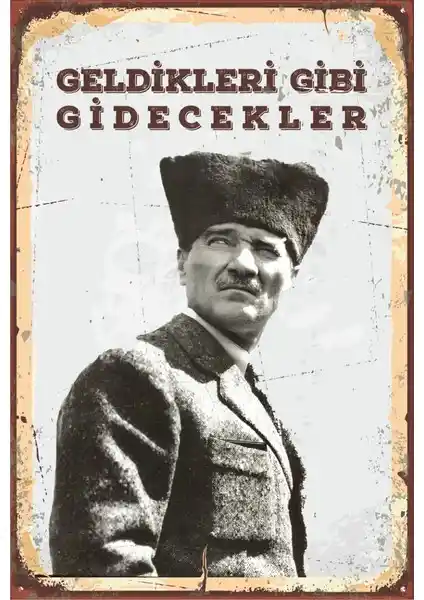 Geleneksel ve Şık Atatürk Retro Ahşap Posterleri ile Duvar Dekorasyonunuzu Yenileyin