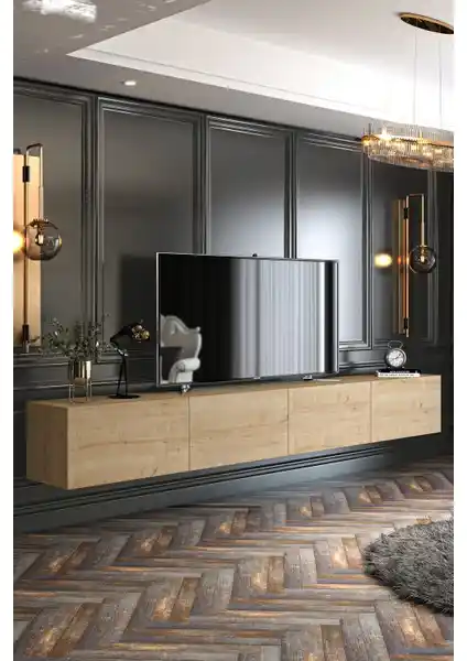 Givayo Milan TV Ünitesi Modern Tasarım ve Fonksiyonelliği Bir Arada Sunar