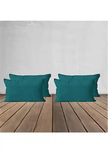 Goccia 4'lü Kadife Dokulu Kırlent Kılıfı: Şık ve Dayanıklı Ev Dekorasyonu İçin Ideal Tercih