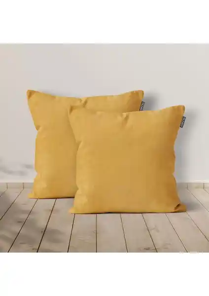 Goccia Goccıa Kadife Dokulu 45cm X 45cm Kırlent Kılıfı Modern ve Dayanıklı Tasarım