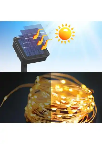 Güneş Enerjili LED Işık Şeridi ile Bahçe ve Dış Mekanlar İçin Modern Aydınlatma Çözümü