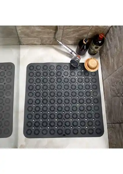 Güvenli ve Estetik Banyo Deneyimi İçin Kare Masajlı Silikon Kaydırmazı Ürünü