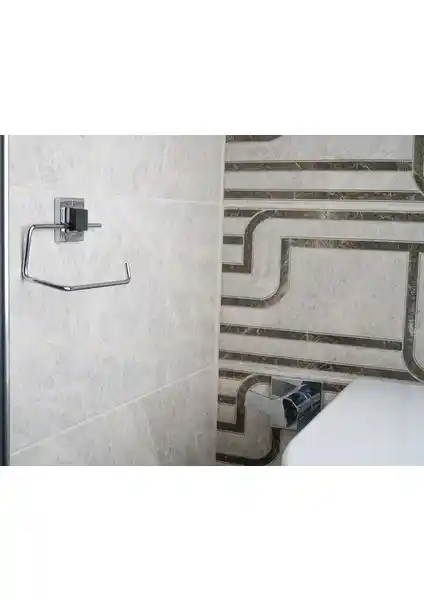 Hagen Güçlü Yapıştırma Açık WC Kağıtlık: Dayanıklı ve Kolay Montajlı Modern Banyo Aksesuarı