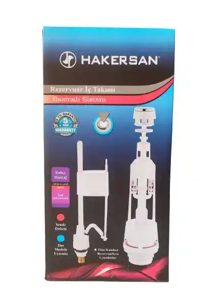 Hakersan Klozet Rezervuar İç Takımı: Dayanıklı ve Kolay Kullanımlı Çözüm