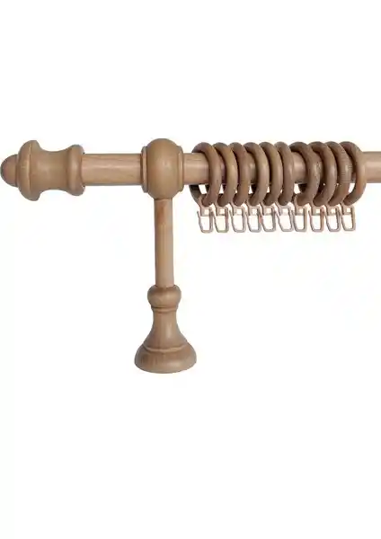 Halim Perdesan 100 cm Meşe Açık Kahve Ahşap Rustik Perde Askısı Özellikleri ve Kullanım İpuçları