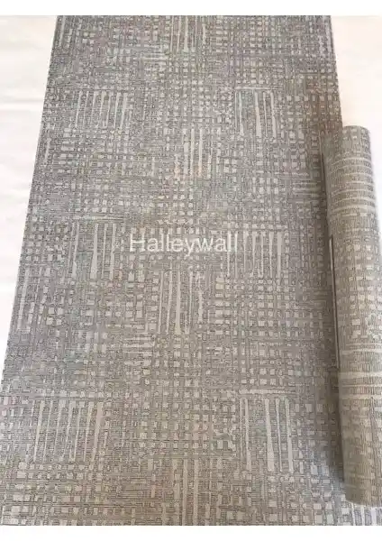 Halleywall 2940 Gri Simli Duvar Kağıdı Modern ve Şık Dekorasyon Çözümü